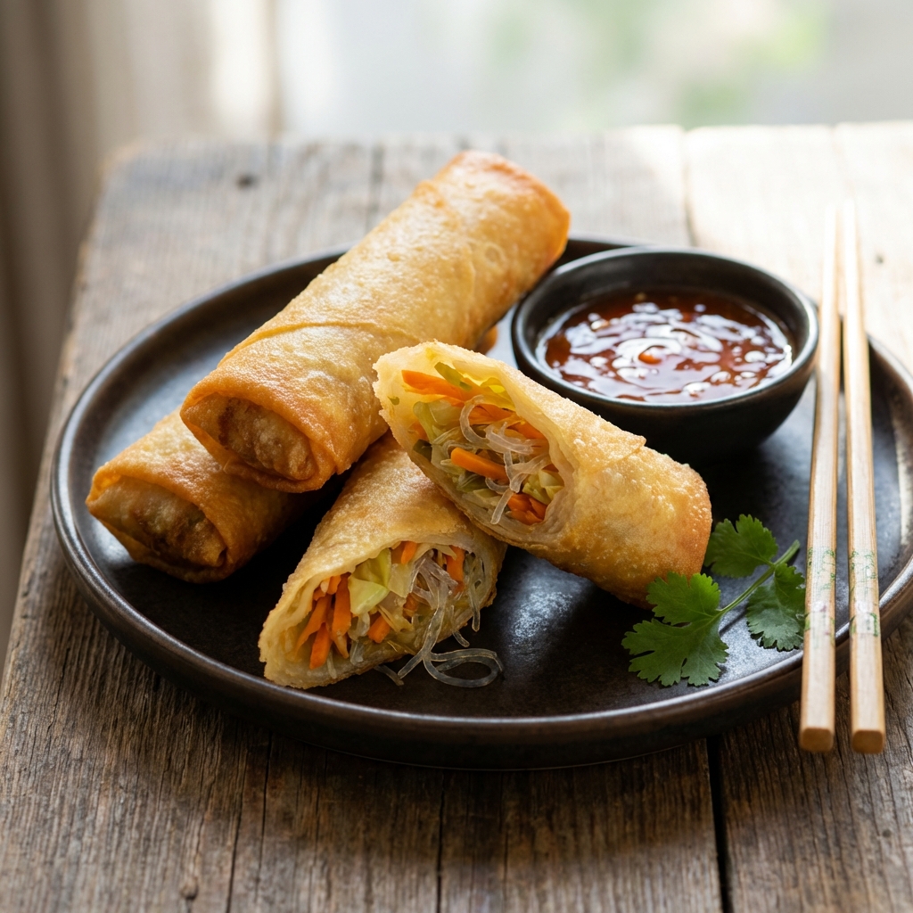 Crispy Spring Rolls – Dim Sum at Jade Gardens