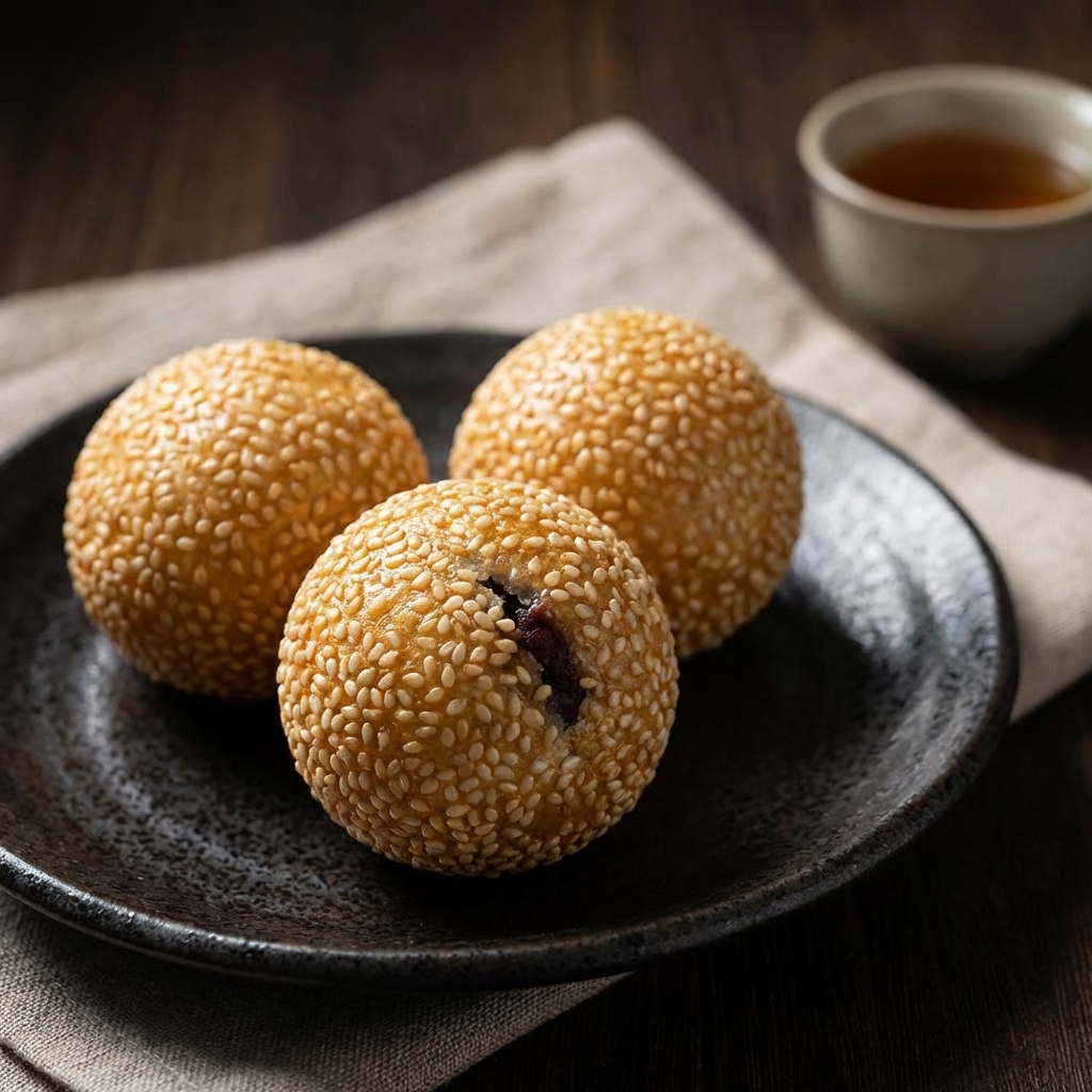Sesame Balls – Desserts & Tea at Jade Gardens