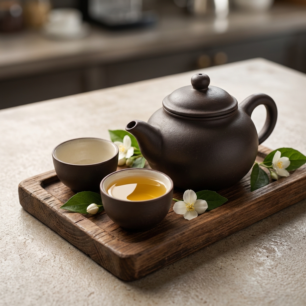 Jasmine Tea Pot – Desserts & Tea at Jade Gardens