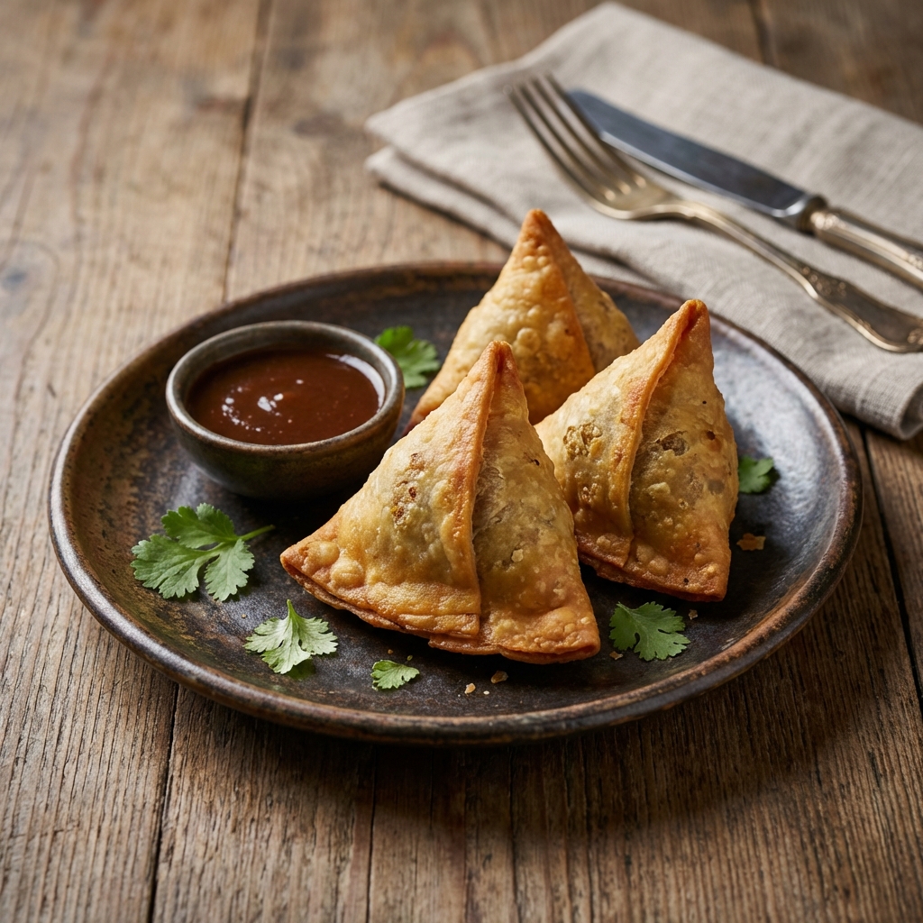 Lamb Samosa – Starters at Zafran House
