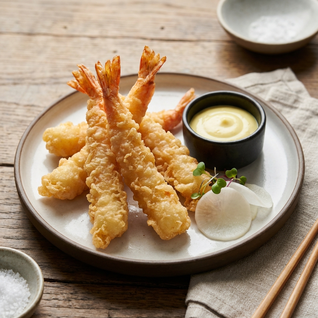 Crispy Shrimp Tempura – Starters at Bamboo & Basil