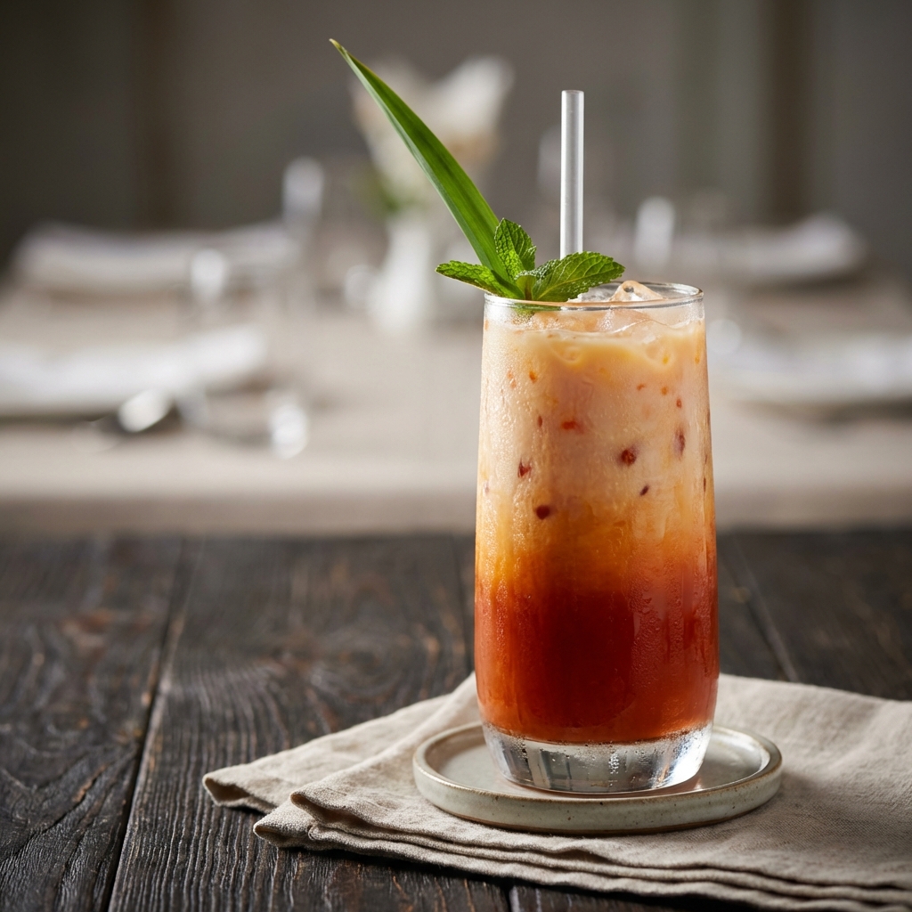 Thai Iced Tea – Beverages at Bamboo & Basil