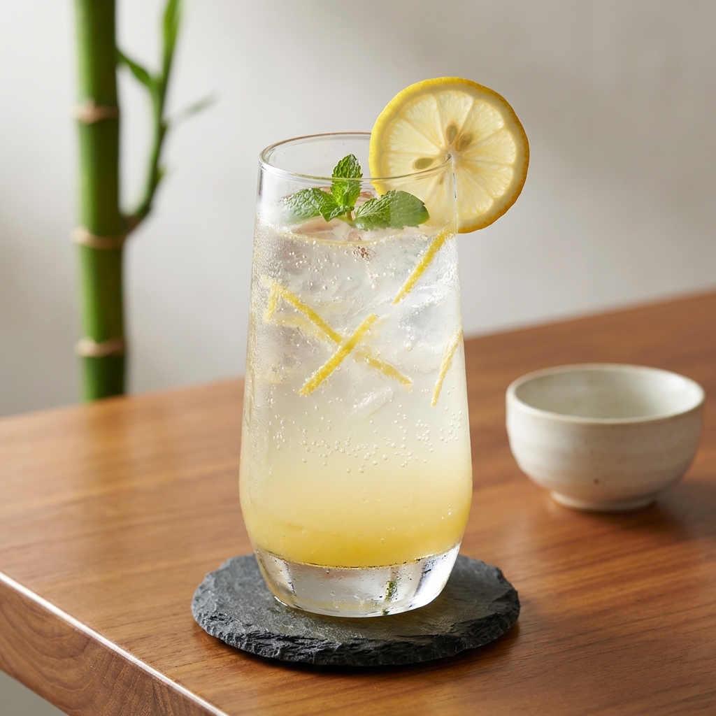 Yuzu Sparkling Soda – Beverages at Bamboo & Basil