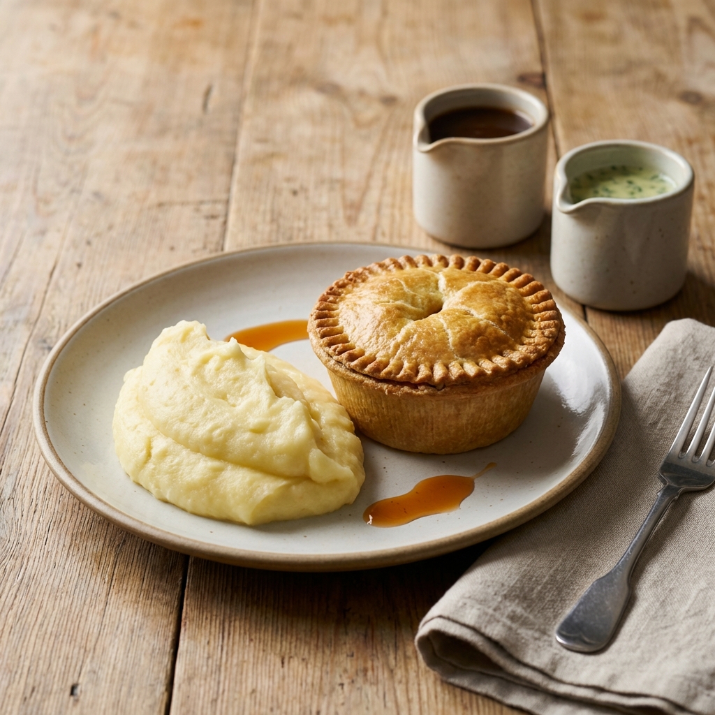 Beef Pie and Mash – Mains at Dan's Home Food