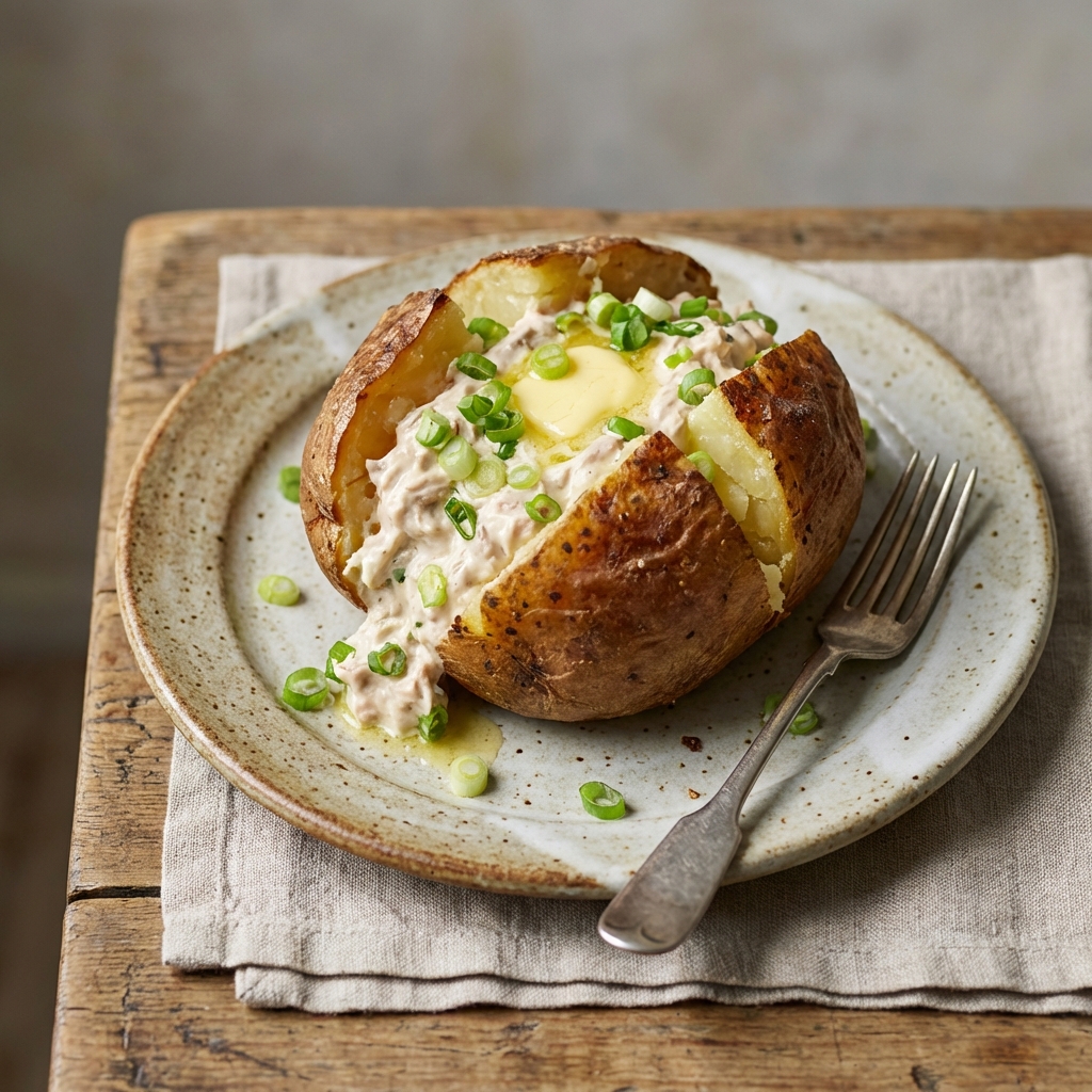 Jacket Potato with Tuna – Jacket Potatoes at Dan's Home Food