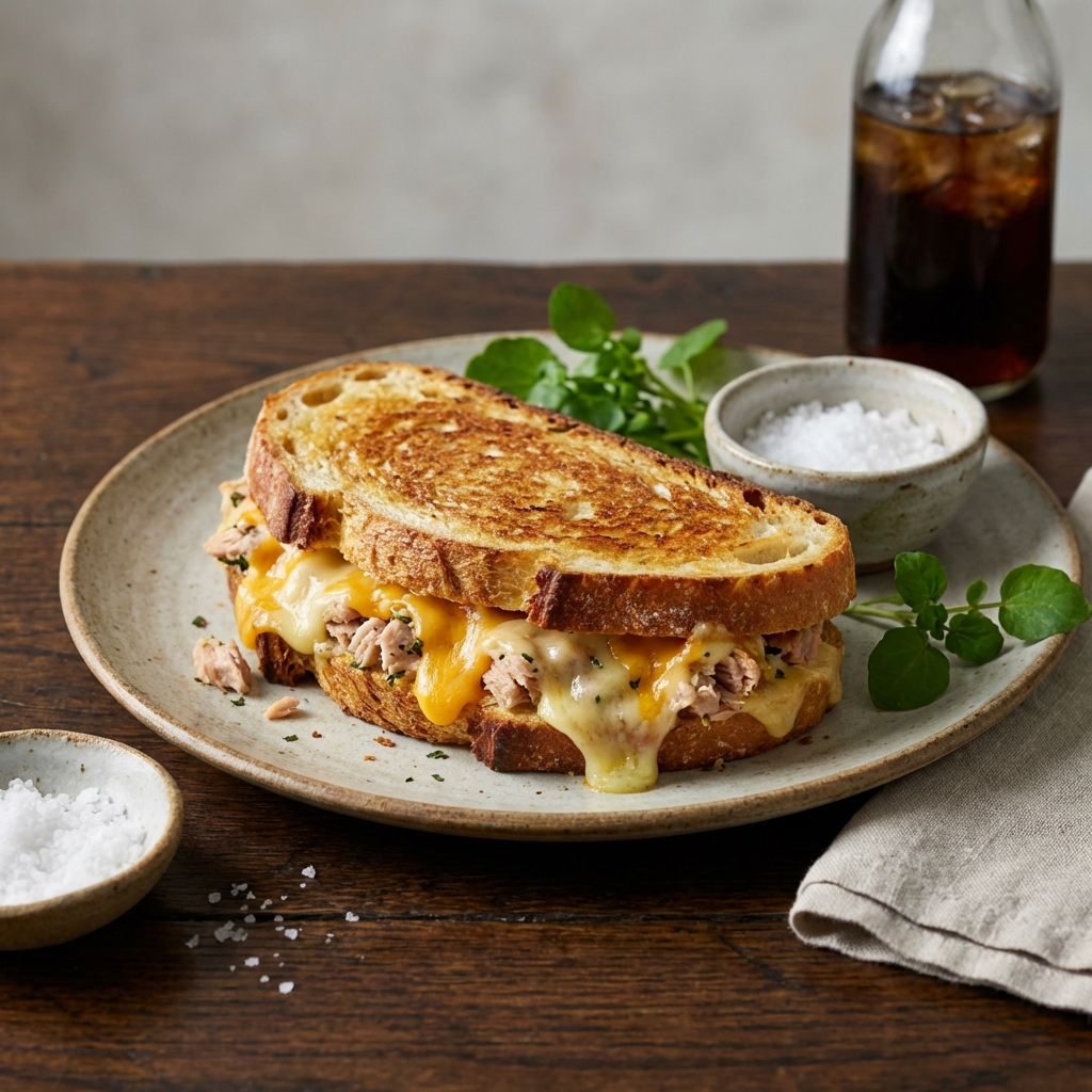 Toasted Tuna Cheese Melt – All-Day Meal Deals at Dan's Home Food