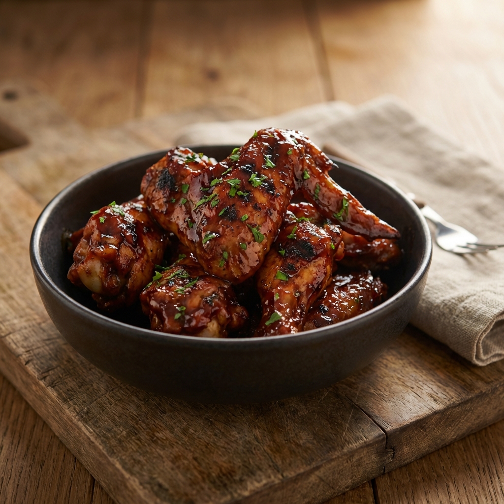 BBQ Chicken Wings – Sides at Dan's Home Food