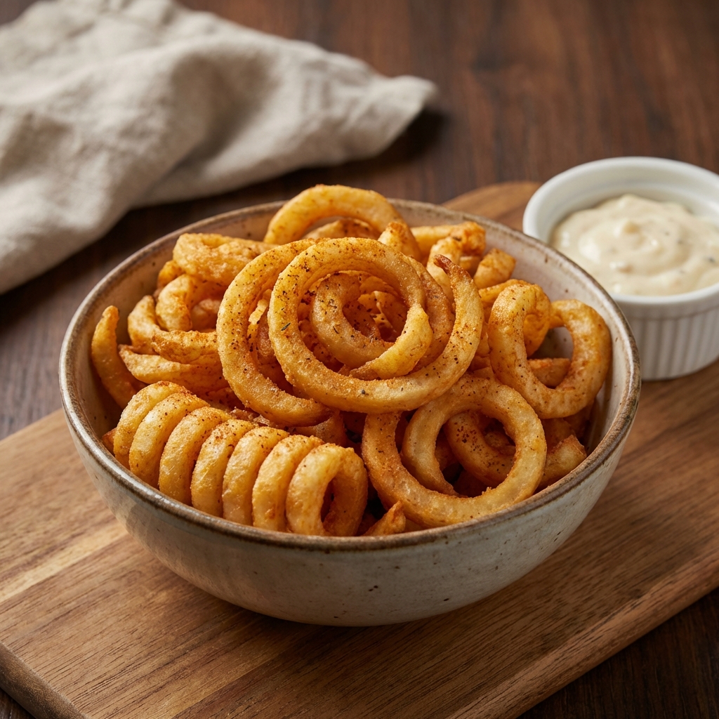 Curly Fries – Sides at Dan's Home Food