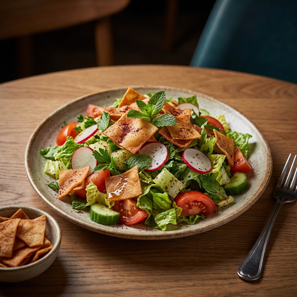 Fattoush Salad – Cold Mezze at Levant Grill