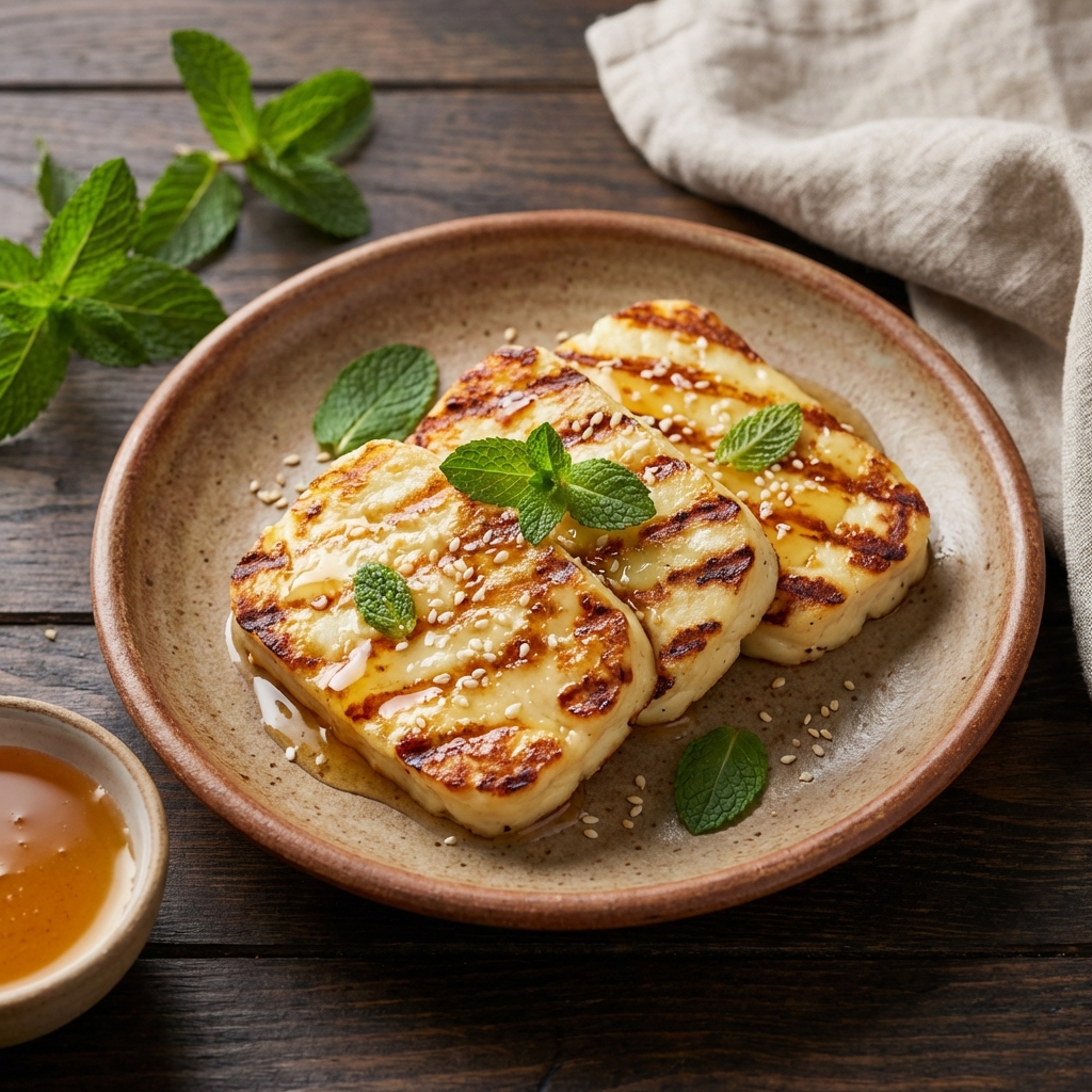 Grilled Halloumi – Cold Mezze at Levant Grill