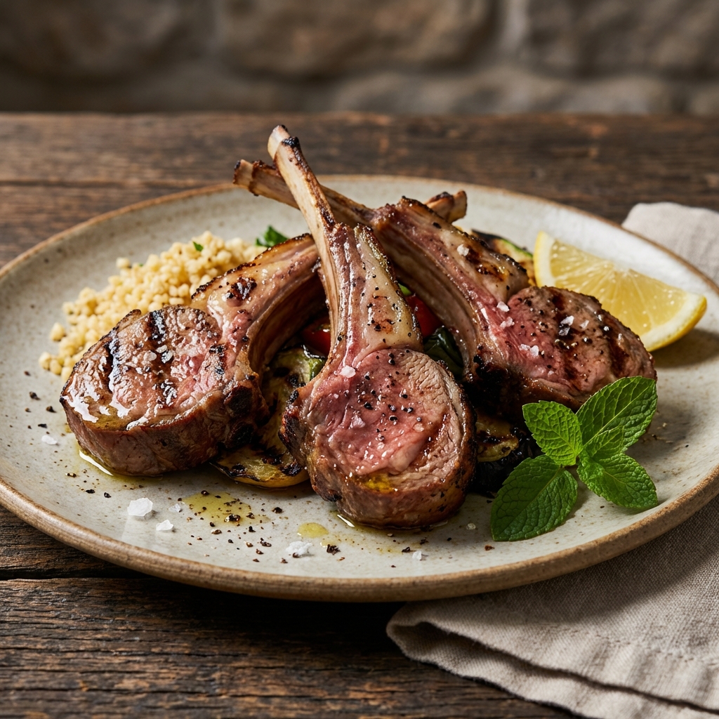 Lamb Chops – From the Grill at Levant Grill
