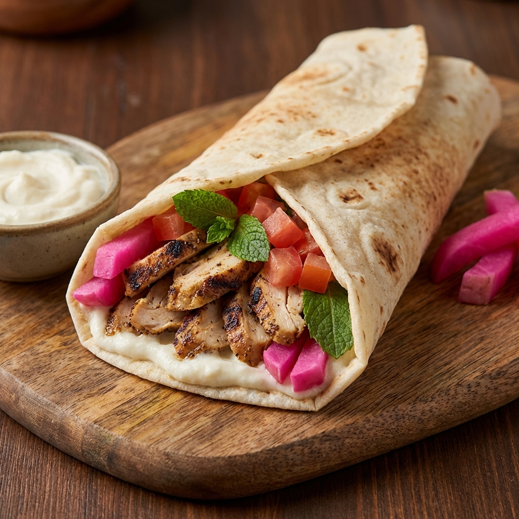 Chicken Shawarma Wrap – Wraps at Levant Grill