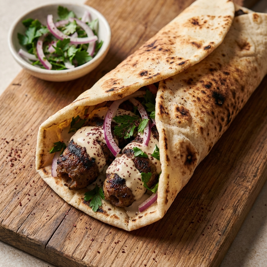 Lamb Kofta Wrap – Wraps at Levant Grill