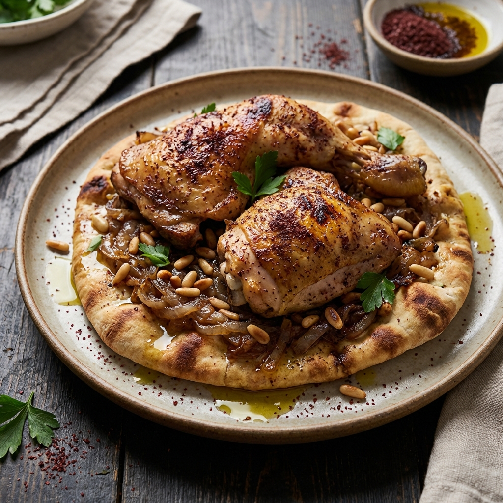 Chicken Musakhan – Mains at Levant Grill