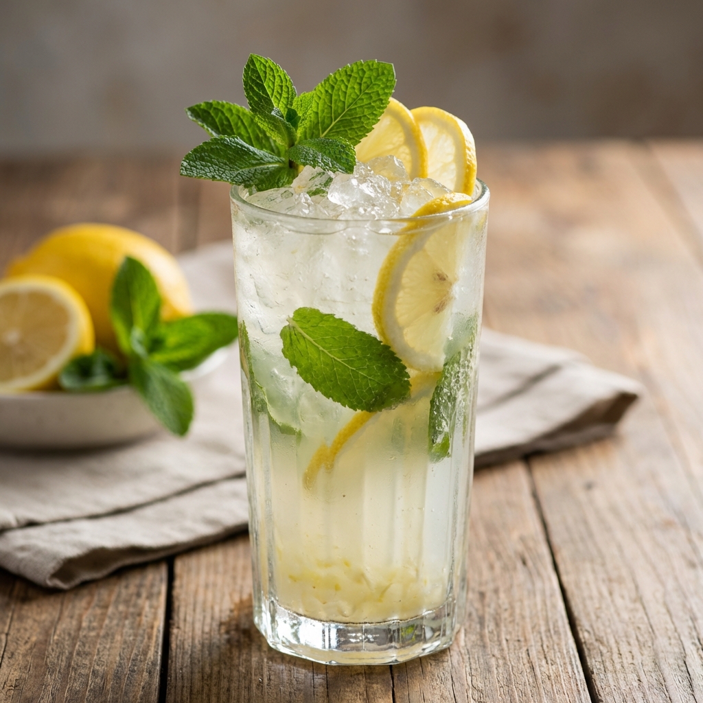 Fresh Lemonade with Mint – Beverages at Levant Grill