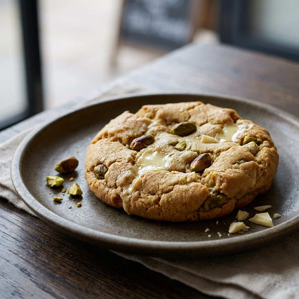 Pistachio & White Chocolate Cookie – Cookies & Bites at Sweet Spot Desserts