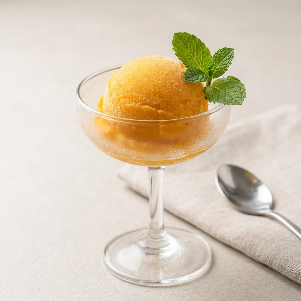 Mango Sorbet – Ice Cream & Frozen at Sweet Spot Desserts