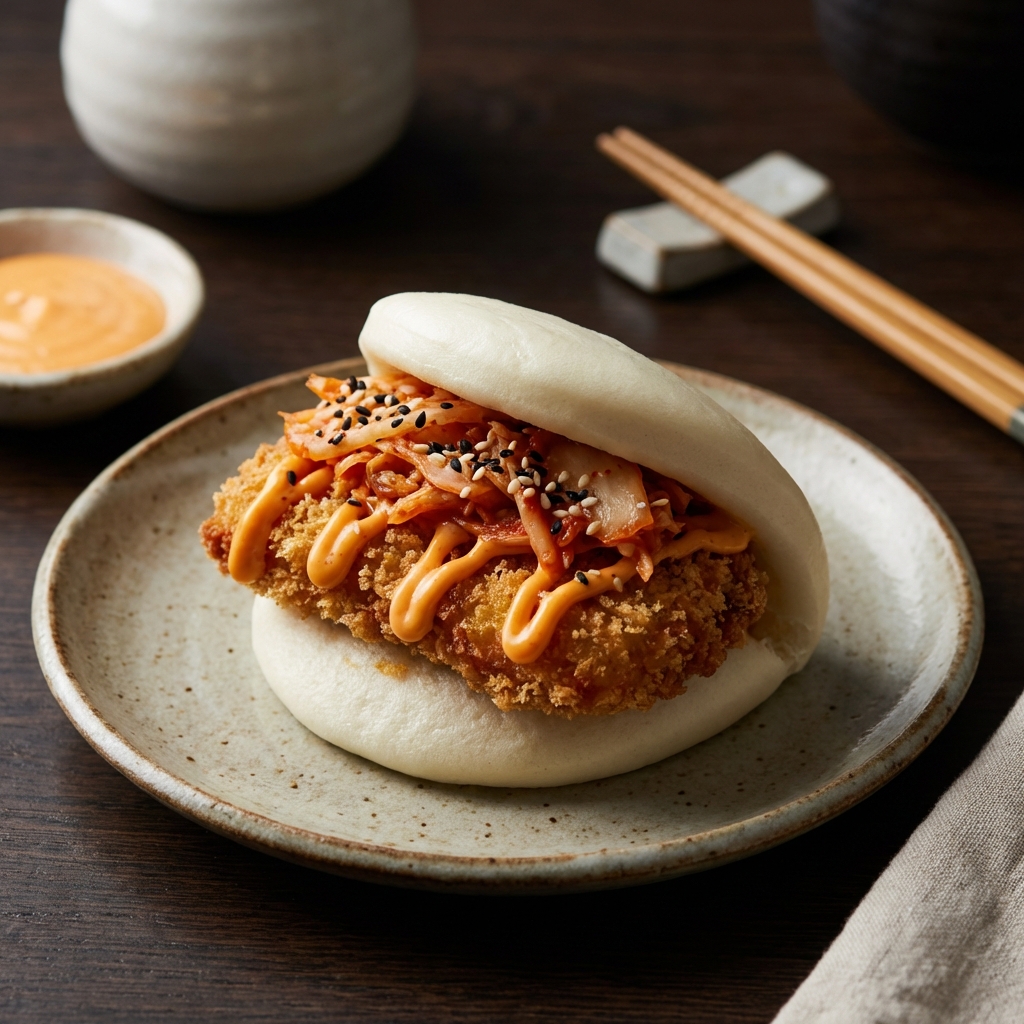 Crispy Chicken Bao – Bao Buns at Bao & Bowl