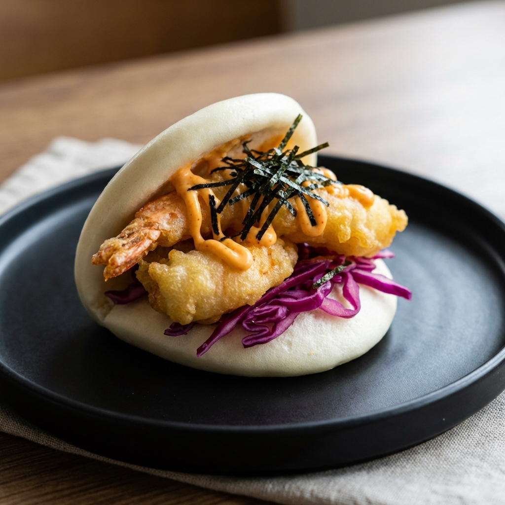Tempura Prawn Bao – Bao Buns at Bao & Bowl