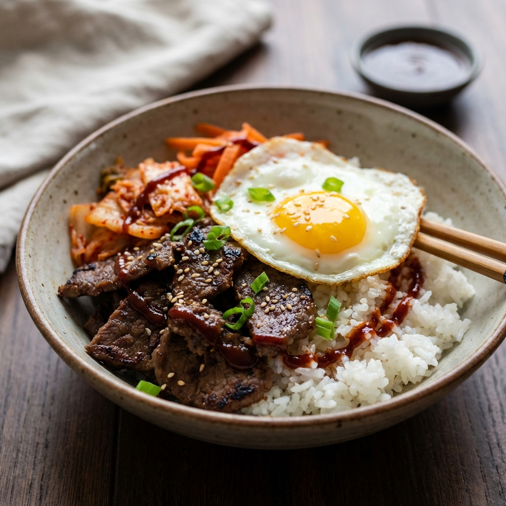Korean BBQ Beef Bowl – Rice Bowls at Bao & Bowl