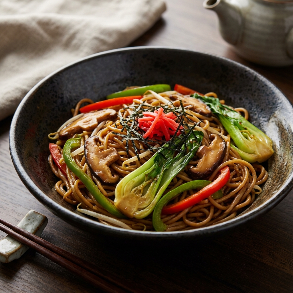 Veggie Yakisoba – Noodles at Bao & Bowl