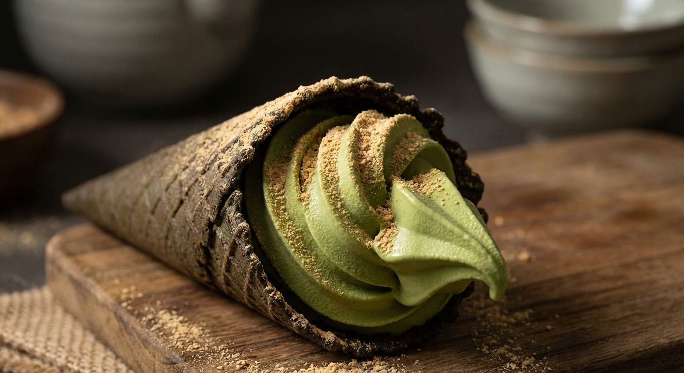 Matcha Soft Serve – Desserts at Bao & Bowl