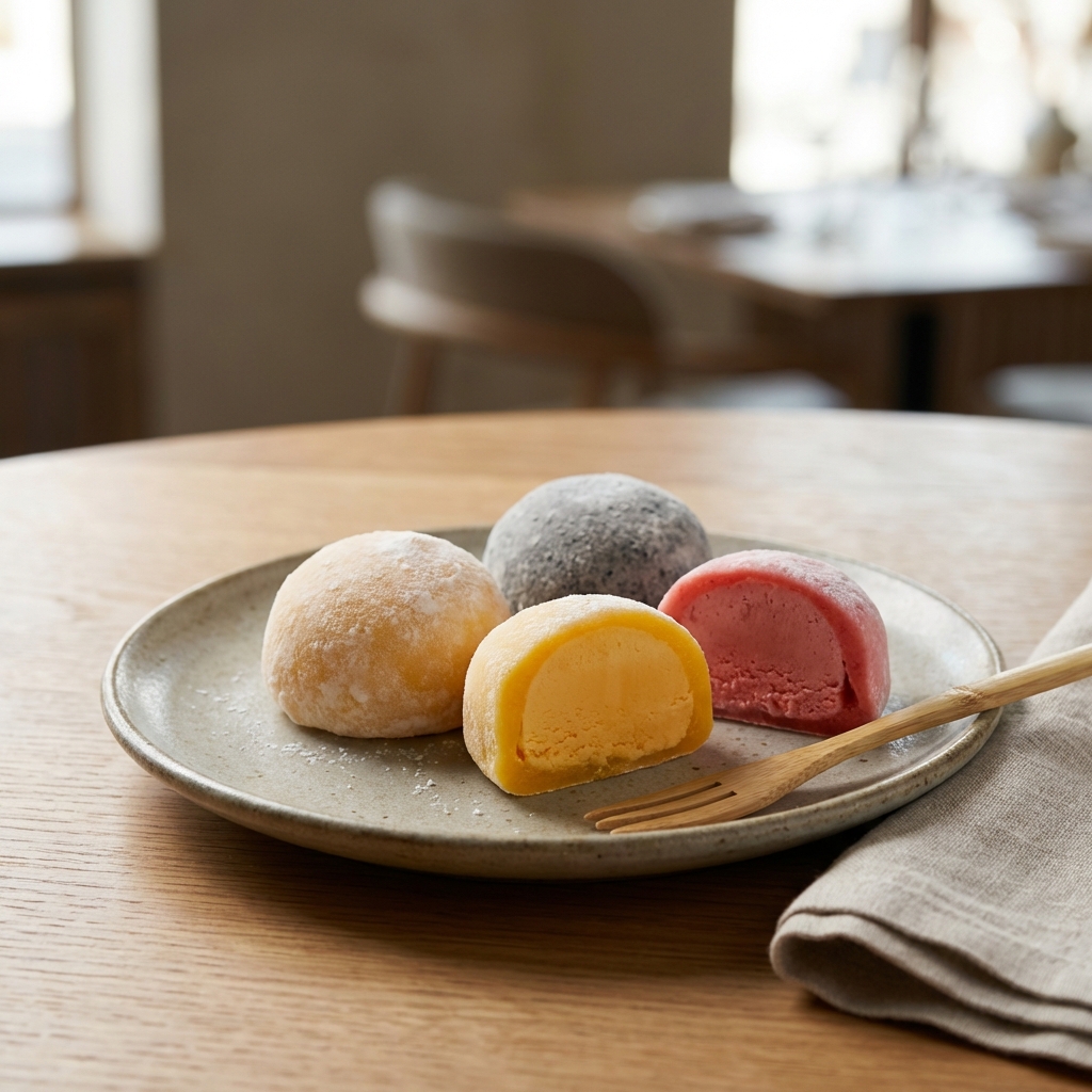 Mochi Ice Cream (3 pcs) – Desserts at Bao & Bowl